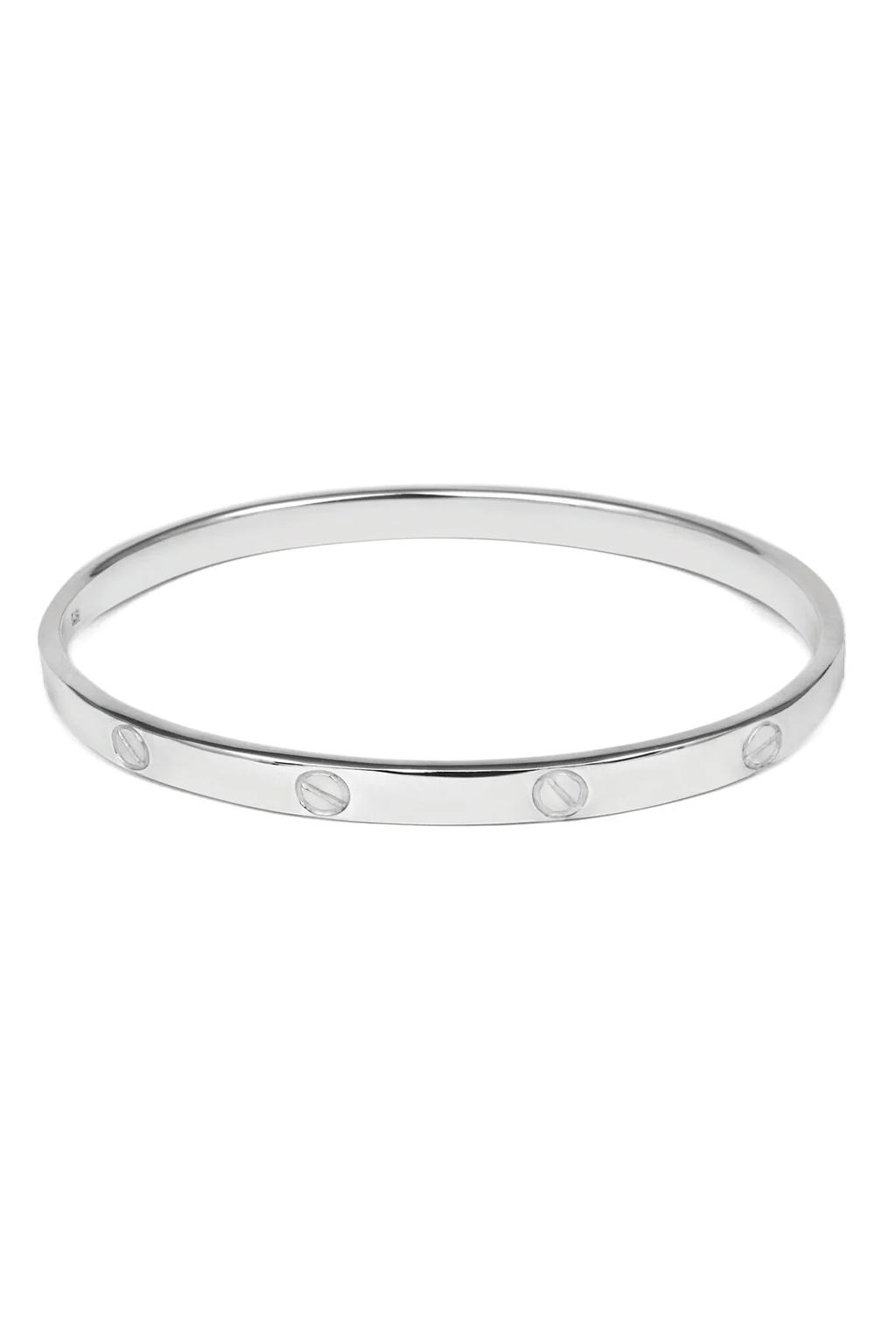 Stainless Steel Silver Bangle