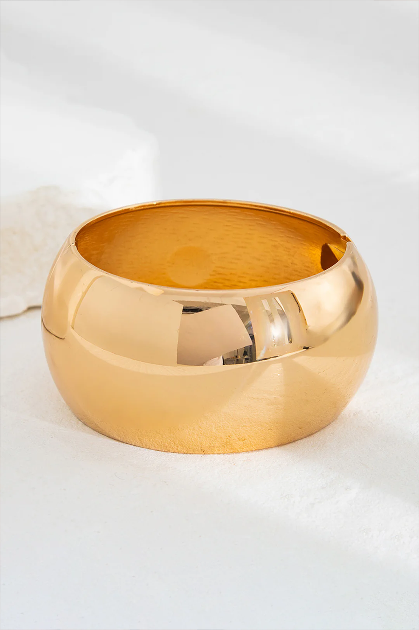 18K Gold Plated Chunky Bangle