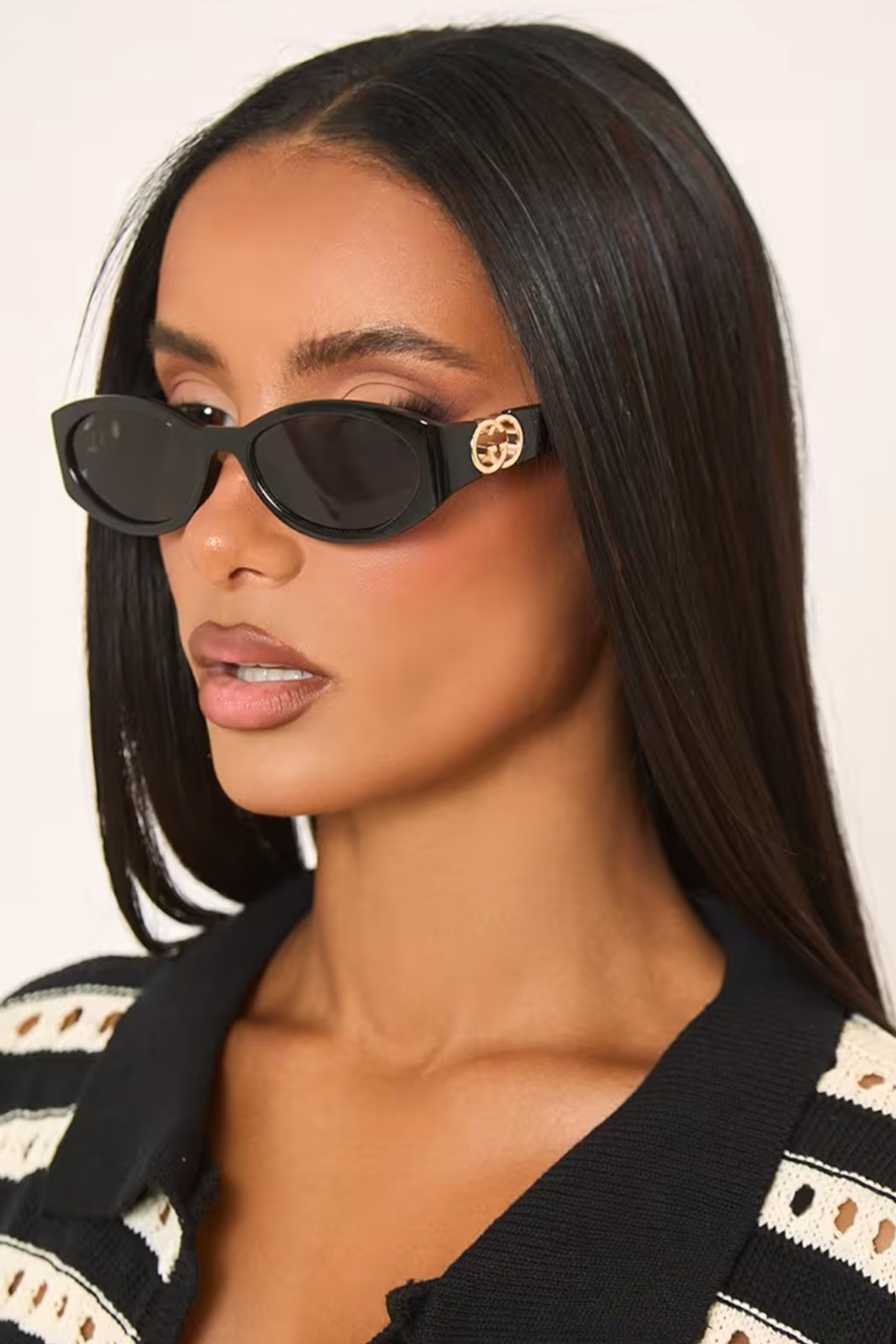 Black Cat Eye Sunglasses